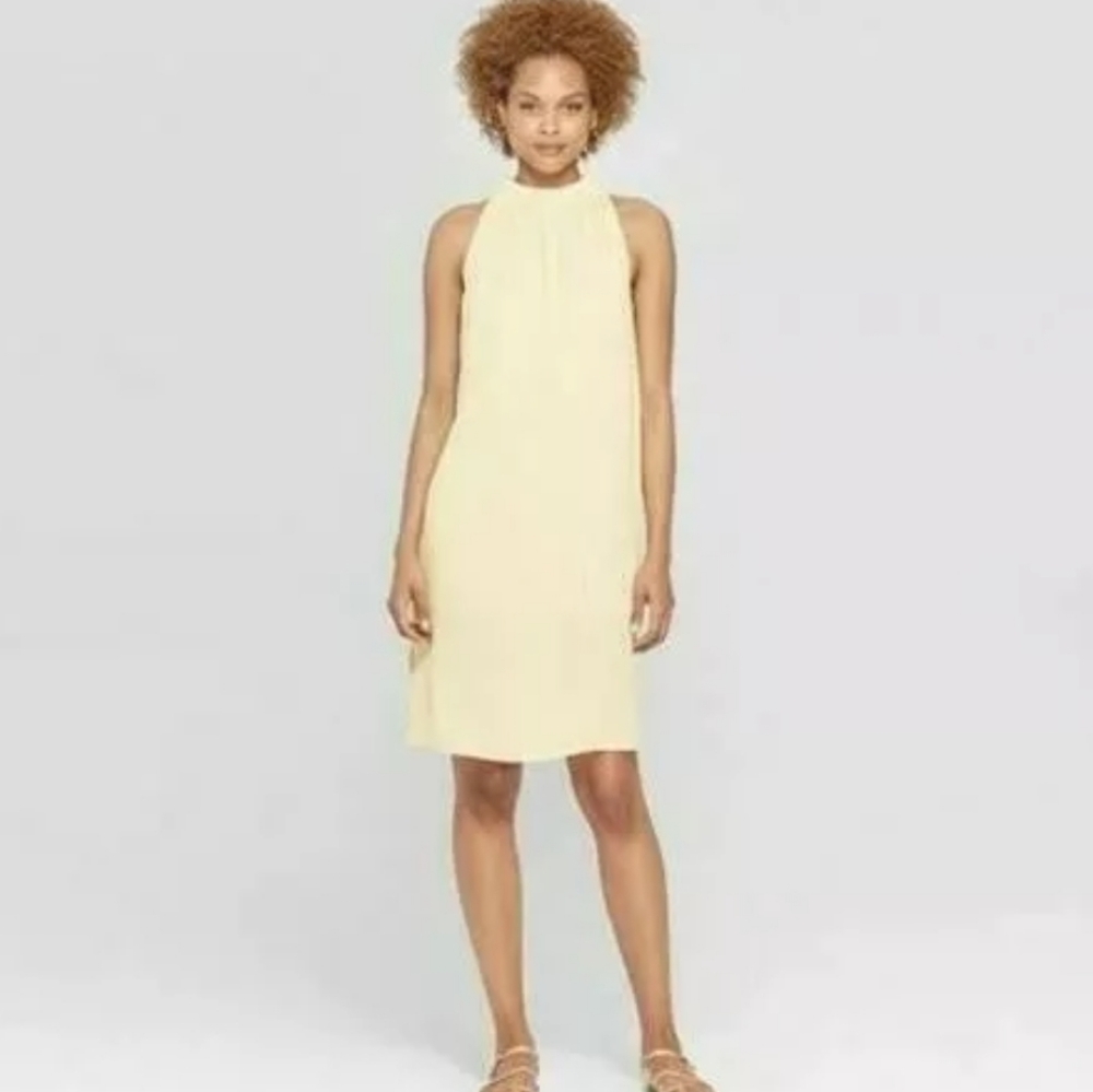 Prologue A-Line Sleeveless Yellow MED 3/4 Dress